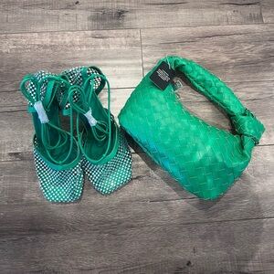 Sparkly Shoes + Bag